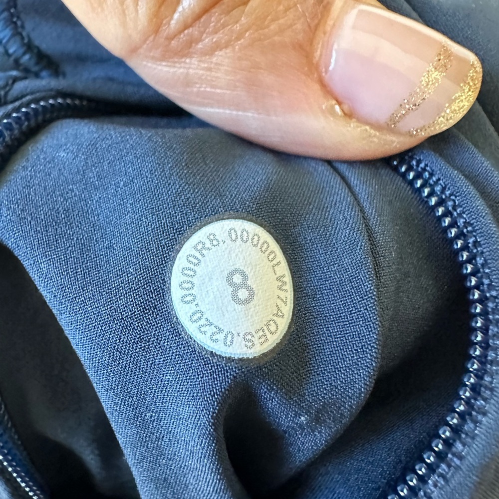 Navy Lululemon 5" shorts